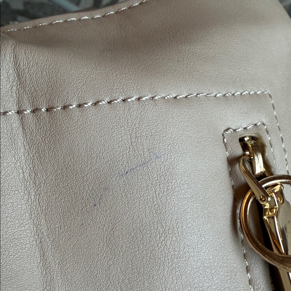 Bebe Taupe Satchel with Tassel Accent - Picture 7 of 7